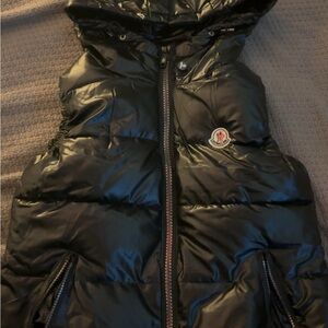 Moncler size small Black Puffer Jacket
